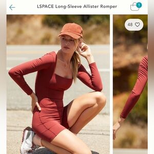 NWT LSPACE long-sleeve allister romper